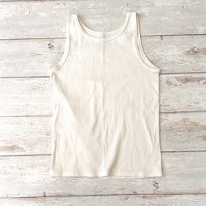Fruit of the Loom L/G White Wifebeater 100% Cotton Tank Top Kids Size 10